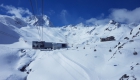 Met de gondel naar het skigebied van de Stubaigletsjer